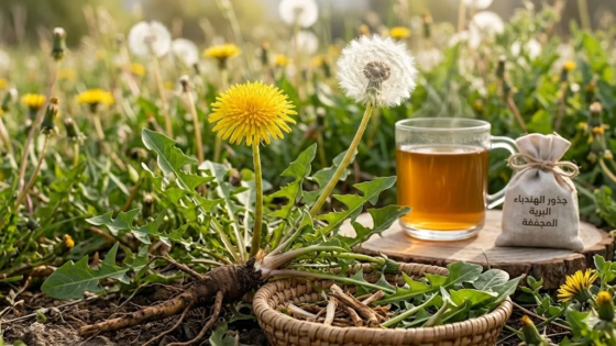 عشبة الهندباء البرية